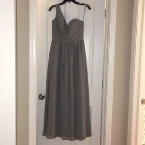 Light gray Alfred Angelo Bridesmaid Dress